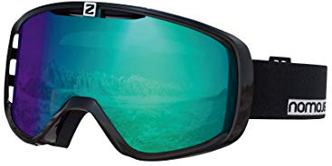 Salomon X View Photo Gafas de esquí Unisex, Todas Las Condiciones climáticas, Lente Azul Multicapa fotocrómica (Intercambiable), Sistema Airflow, Adulto, Negro, Uni