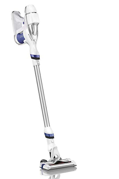 Rowenta Air Force 360 RH9057WO Aspiradora de mano sin cable, cabezal LED, batería Ion-litio 21.9 V, hasta 30 min, sin bolsa, accesorios para suelos, zonas altas, tapicerías, zonas estrechas