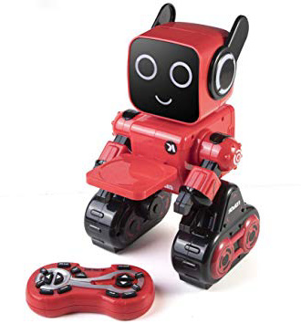 LXWM Control Remoto Robot RC Robot Robot Interactivo Gran Capacidad Banco de Monedas Grabación y Alerta de Voz Programación y prevención de obstáculos Asistente de Entrega Personal para niños