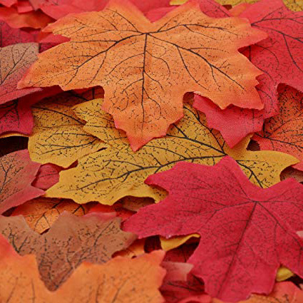 150 Hojas de Arce Otoño Papeles Artificiales Multicolor Decoración para Boda Fiesta Escaparate