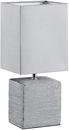 
                
                    
                    
                

                
                    
                    
                        Reality Ping -  Lámpara de sobremesa para interior.  Incluido interruptor de cable.  Necesaria 1 bombilla E14 de máximo 40W excluida. Base de cerámica y pantalla de tela color titán.
                    
                

                
                    
                    
                
            