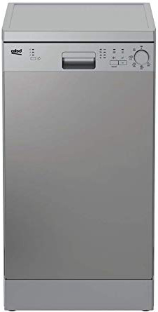 Beko DFS05013X - Lavavajilla Independiente 10 cubiertos A+, Acero inoxidable, Estrecho (45 cm), Botones, Giratorio, color Inox Antihuellas