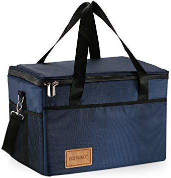 TOMSHOO Bolsa Térmica, Bolsa Nevera Portátil 10L / 18L / 28L / 37L / 47L/70L para Picnic Familiar, Camping, Playa, Viaje en Coche y Trabajo