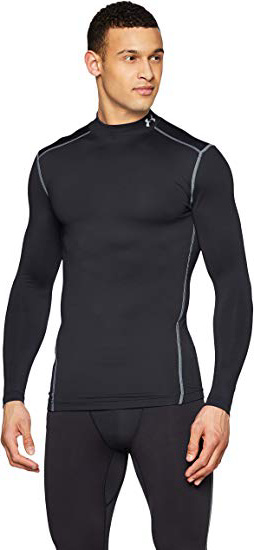 Under Armour UA CG Armour Mock - Camiseta de Manga Larga Hombre