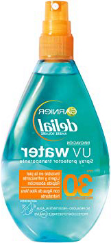 Garnier Delial Spray Protector Transparente UV Water Alta Protección, Cuerpo y Rostro IP30+ - 150 ml