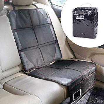 IREGRO Protector de Asiento de Coche Mejor Protección Asientos de Los Coches del Bebé, Estera del Perro, Cubierta Protege Tapicería del Cuero o del Paño del Vehículo Automotor