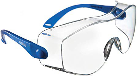 Dräger X-pect 8120 | Cubregafas Protectoras | Lentes de Seguridad con Patillas Ajustables| para Laboratorio, Agricultura, Industria