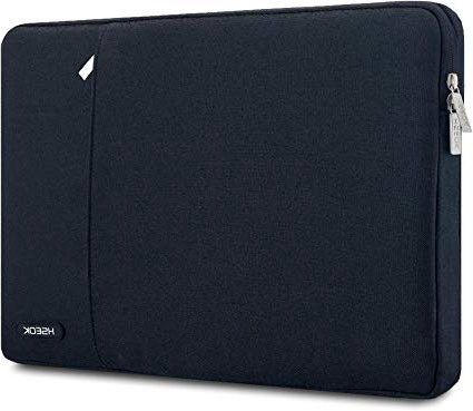 Hseok Funda Blanda Maletín Impermeable para Ordenador Portátil, Estilo Elegante Bolsa Protectora, Ideal por 15,6 Pulgadas DELL/Ausu/Acer/HP/Toshiba/Lenovo, Color Negro/Gris/Gris Oscuro/Rosa