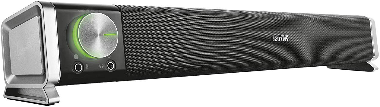 Trust Asto - Barra de Sonido para PC (12 W, conexión USB, estándar), Color Negro