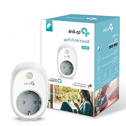 TP-Link HS100 - Enchufe inteligente para controlar sus dispositivos desde cualquier lugar, sin necesidad de concentrador, funciona con Amazon Alexa y Google Home e IFTTT