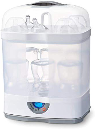 Chicco Steril Natural 3en1 - Esterilizador eléctrico de hasta 6 biberones en 5 minutos