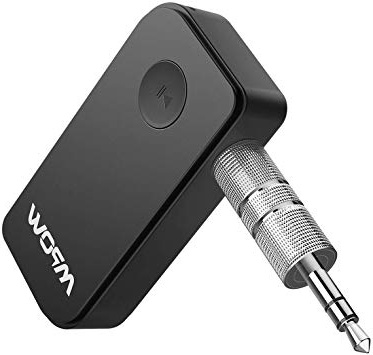 Mpow BD3-Mpow1 Receptor Bluetooth 5.0, A2DP Streambot con Llamadas Manos Libres, Disfrutar 15hrs HiFi Música,Adaptador Bluetooth Inalámbrico para Home Audio y Coche con Salida Estéreo de 3,5 mm