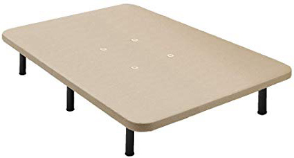 HOGAR24 Base TAPIZADA + 6 Patas DE Metal con Tejido 3D Y VÁLVULAS DE TRANSPIRACIÓN-135x190cm-PATAS 26CM