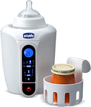 Chicco - Calienta biberón digital con 12 programas y descongelado, rápido, para biberones, leche marterna y potitos