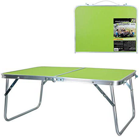 AKTIVE 52811 Mesa Plegable Camping Sport, 60 x 40 x 26 cm, Verde