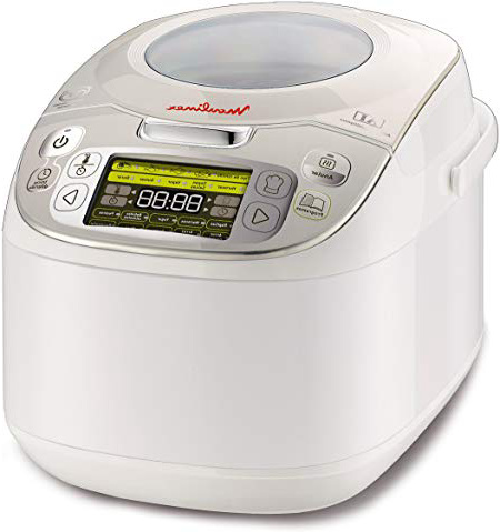 Moulinex Maxichef Advance MK812121 - Robot de cocina con 45 programas de cocción, capacidad 5 litros, programable hasta 24 horas, bol con capacidad hasta 4 personas, función diferido programable