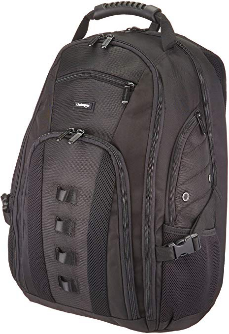 AmazonBasics Adventure - Mochila para portátil de hasta 17 pulgadas