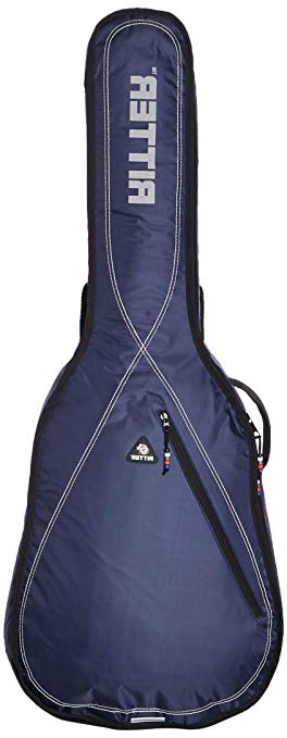 Ritter RGP2-C 4/4 CLAS - Funda/estuche para guitarra acustica-clasica, con tejido repelente al agua, color azul