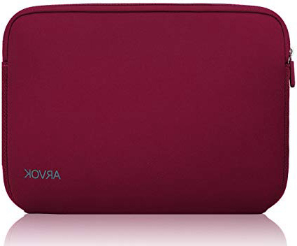 Arvok 15,6 Pulgadas Funda Protectora para Portátiles/Impermeable Ordenador Portátil Caso/Neopreno del Portátil Bolsa para Acer/ASUS/DELL/Fujitsu/Lenovo/HP/Samsung/Sony (Vino Rojo)