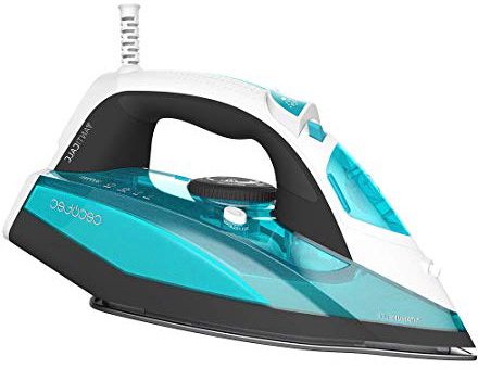 Cecotec ForceTitanium 450 - Plancha de Vapor 2600 W, Golpe de Vapor 180 g/min, Suela TitaniumSlide, Vapor Continuo 45 g/min, Antical, Antigoteo, Autolimpieza, Depósito de 400 ml