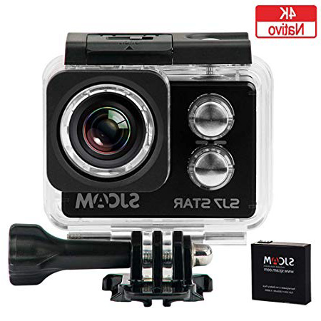 SJCAM SJ7 Star Cámara Deportiva 4K Nativa 30M Pantalla Táctil 2.0", Action Camara Acuática con Batería y Cargador Externo, 166º Gran Angular, Gyroscopio de 3 Ejes (Auto-Ajuste de Luz)
