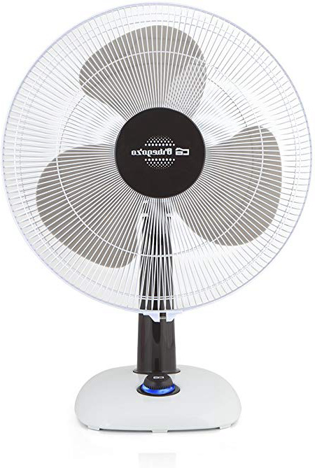 Orbegozo TF 0133 Ventilador de sobremesa, 40 W, Blanco y negro