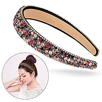 Xrten Diadema de Cristal Moda Banda de Pelo Banda Cabello para Mujeres y Niñas