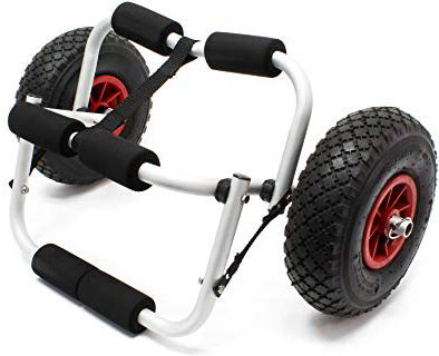 Carro de transporte de aluminio plegable 45 kg carro para barcos carro para canoas carro para canoas accesorios para kayak