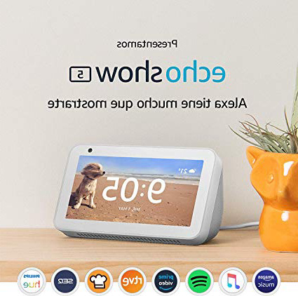 Presentamos el Echo Show 5: una pantalla inteligente y compacta con Alexa, blanco