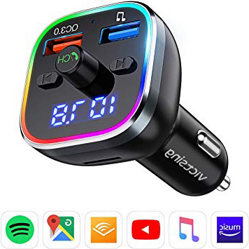 
                
                    
                    
                

                
                    
                    
                        Transmisor FM Bluetooth V5.0, [RGB 7 Colores Luz de Anillo] VicTsing Manos Libres para Coche QC3.0 Carga rápida, Reproductor MP3 Coche, Adaptador de Radio Dual USB QC3.0 & 5V1A, Tarjetas SD + U Disk
                    
                

                
                    
                    
                
            