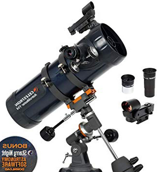 Celestron Astro Master 114eq - Telescopio, Plateado