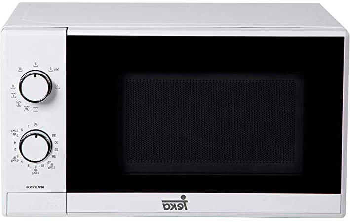 Teka MW225G - Microondas con grill, 700W/1000W, 20 litros, color blanco y negro