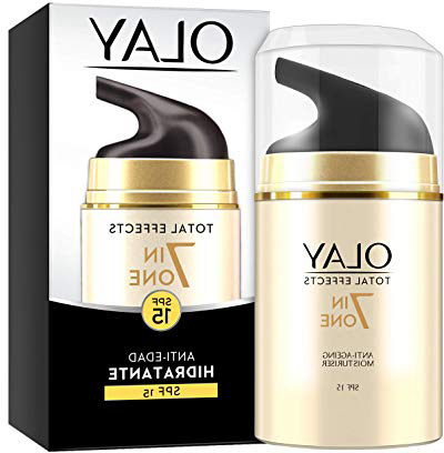 Olay Total Effects 7en1 Hidratante Anti-Edad De Día SPF 15 50 ml, Combate Los 7 Signos De La Edad