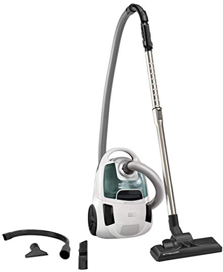 Rowenta City Space Cyclonic RO2727EA - Aspirador sin Bolsa, Cabezal de Alta Eficiencia, Accesorio Boquilla para Ranuras 2 en 1 más Versátil, Cepillo Tapicerías y Boquilla Ranuras Flexible XXL, 78 dB