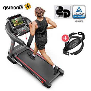 Sportstech F37 Cinta Correr Plegable Profesional, Velocidad hasta 20 km/h,Sistema de amortiguación de hasta 150 kg, inclinación del 15%, App. para móviles, MP3