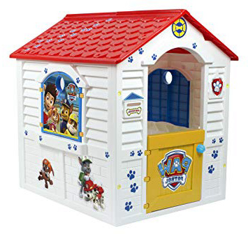 Paw Patrol - Casita, color rojo y blanco(Fábrica de Juguetes 89526)