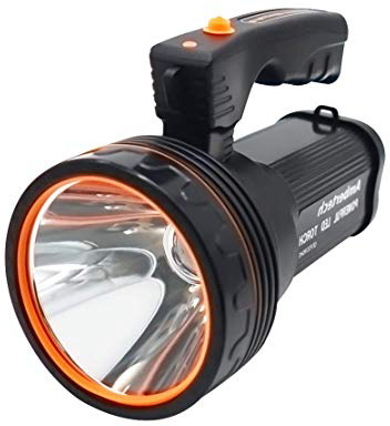 Ambertech Recargable 7000 Lúmenes Super Brillante Reflector LED Spotlight Linterna antorcha Linterna con Luz nítida
