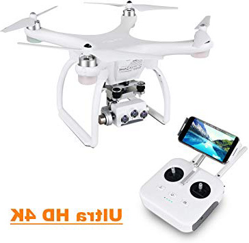 UPAIR Two dron cuadricóptero con cámara 3D 4K 2.4G Control Remoto FPV Transmisión en Vivo RC Quadcopter Drone, Modo Sígueme, Modo sin Cabeza y waypoints