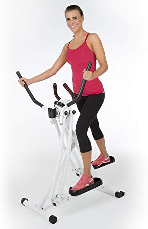 Vitalmaxx – Aparato de entrenamiento Air Walker, Cross Trainer, cardiovascular | Entrenamiento de Resistencia – Entrenamiento de