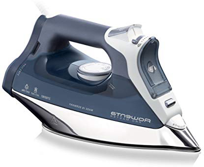 RowentaProMaster DW8112D1 - Plancha de vapor 2700 W, golpe de vapor 200 gr/min, vapor continuo de 40g/min, suela Microsteam Laser 400, autolimpieza y antical integrado, todo tipo de tejidos, antigoteo