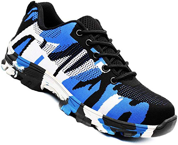 DoGeek Zapato Seguridad Zapatos Trabajo con Punta de Acero Antideslizante, Senderismo Unisex-Adulto