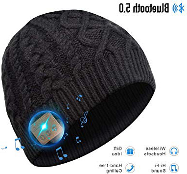 EVERSEE Gorro Bluetooth Regalos Originales Hombre - Bluetooth Gorro Invierno Hombre, Lavable Gorro Beanie Bluetooth 5.0, Hombre Mujer, Gorro Deportivo con Bluetooth Auriculares
