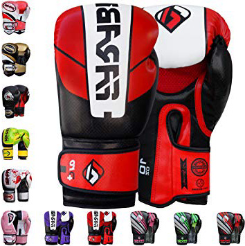 Guantes de boxeo Farabi de 10 oz 12 oz 14 oz 16 oz para hombre, guantes de boxeo para entrenamiento, sparring, saco de boxeo, Muay Thai y Kick Boxing, MMA, artes marciales
