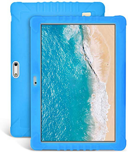 Tablet Para Niños, 4G/WiFi Tablet 10.1" Full HD 2GB de RAM 32GB de Memoria Android 7.1 Quad-Core Batería 8500mAh Bluetooth/GPS/OTG Tablet de función de llamada Youtube Netflix