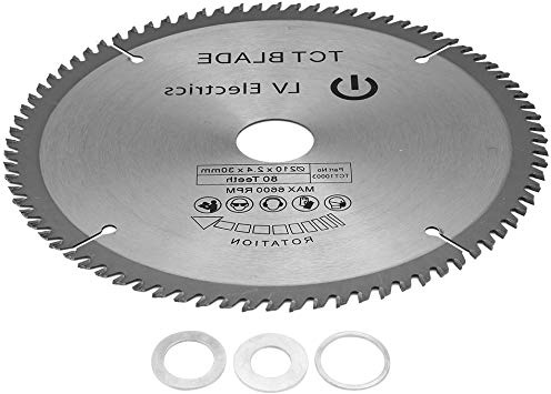 Hojas de Sierra Circular - Delaman 210 mm x 30 Mm para Metal Madera Piedra Vidrio Plástico Corte Inalámbrico Sierra de Disco Dientes del Disco 80t