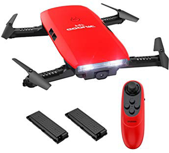 GoolRC T47 6 ejes UAV Gyro WIFI FPV con cámara 720P HD Quadcopter G-Sensor plegable RC Selfie Drone RTF con batería adicional