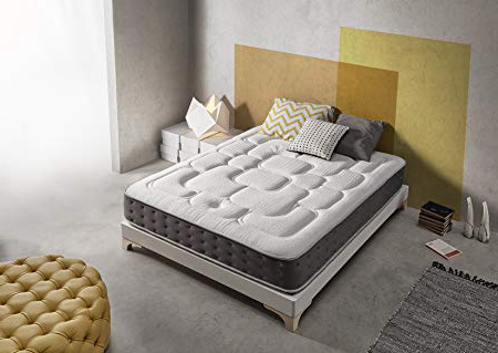 GRAN COLCHÓN VISCOGRAFENO 150X190 SIMPUR RELAX ROYAL | 30 CM GROSOR | FIRMEZA PERFECTA | MAXIMO CONFORT | ALTA GAMA | TEMPERATURA OPTIMA PARA EL DESCANSO | SOPORTE PERFECTO | ALTA DURABILIDAD