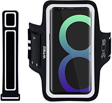 EOTW Brazalete Deportivo para iPhone X/XS,Samsung Galaxy S8/S9, con Extensor Correa Bandas Bolsillo para Llaves Auriculares Tarjetas y móviles para Running Corriendo Gimnasio