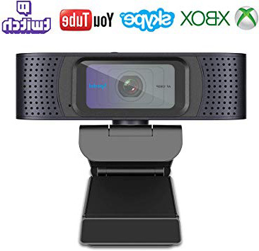 Spedal Webcam HD Pro 1080P Streaming Cámara Web Enfoque Automático y Micrófono Webcam USB para Skype Youtube Vídeo Radiodifusión Compatible con Windows, Mac