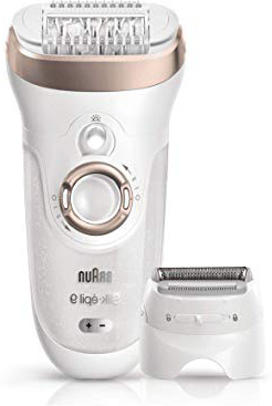 
                
                    
                    
                

                
                    
                    
                        Braun Silk-épil 9 9-561 Depiladora eléctrica inalámbrica con tecnología Wet & Dry, con 6 accesorios incluyendo un cabezal con recortadora y afeitadora, para mujer, Blanco/bronce
                    
                

                
                    
                    
                
            